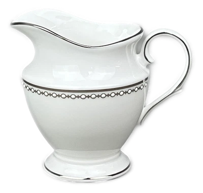 Lenox Pearl Platinum Creamer Bone China США - Изображение 1 из 4