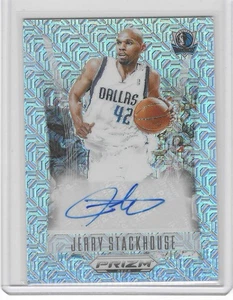 2023-24 Panini Prizm Deca - Signatures Jerry Stackhouse Mojo Prizm /25 - Bild 1 von 2