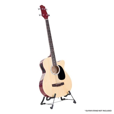 Karrera 43in Acoustic Bass Guitar with electric pickup - Natural - image 1 of 4