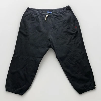 Pantalones de chándal Polo Ralph Lauren para hombre 4XB negros de vellón con cordón de pony Foto 1 de 4