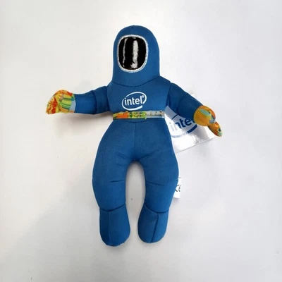 Intel Bunny People Plush Astronaut Doll – Blue Tech Spaceman 2012, New With Tags - Image 1 of 4