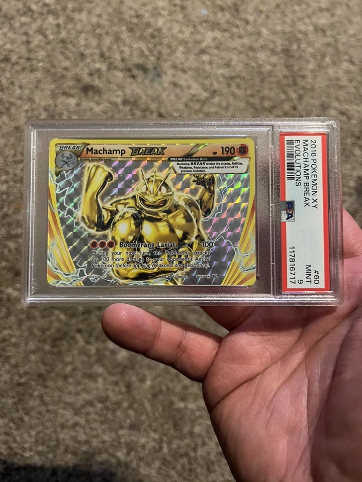 2016 Pokemon Evolutions Machamp BREAK #60 PSA 9 MINT - Image 1 of 1