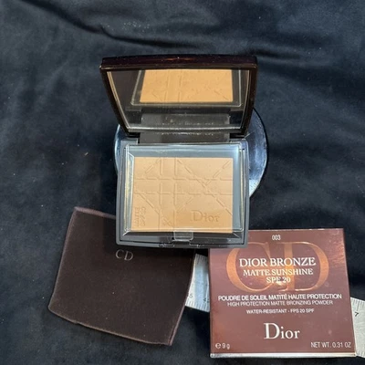 Christian Dior Bronze Matte Sunshine 003 Amber Matte SPF 20 Open Box Freeship! - Image 1 of 4