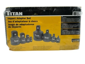 Titan 40000 8 Piece Impact Adapter Set New - Picture 1 of 8