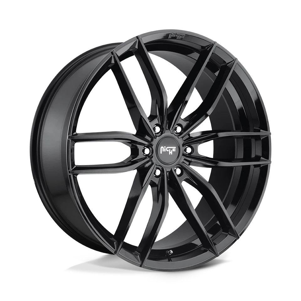 Rueda 20x9 Nicho M209 VOSSO NEGRO BRILLANTE 6x132 (35mm) Foto 1 de 4