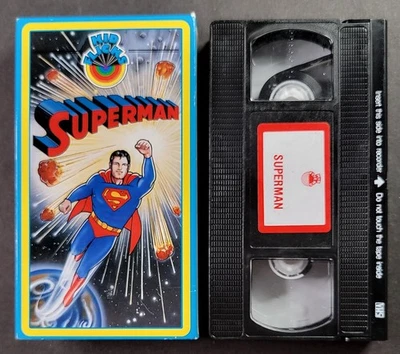 Superman (VHS, 1987) Kid Flicks Fleischer Studios Films from 1941 & 1942 - Image 1 of 2