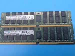 64gb Samsung (2x32GB) 2RX4 PC4-2133P DDR4 ECC Server RAM - Picture 1 of 1
