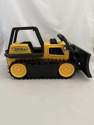 Tonka 92961 Hasbro 2012 Bulldozer amarillo juguete de construcción metal y plástico 12"" Foto 1 de 4