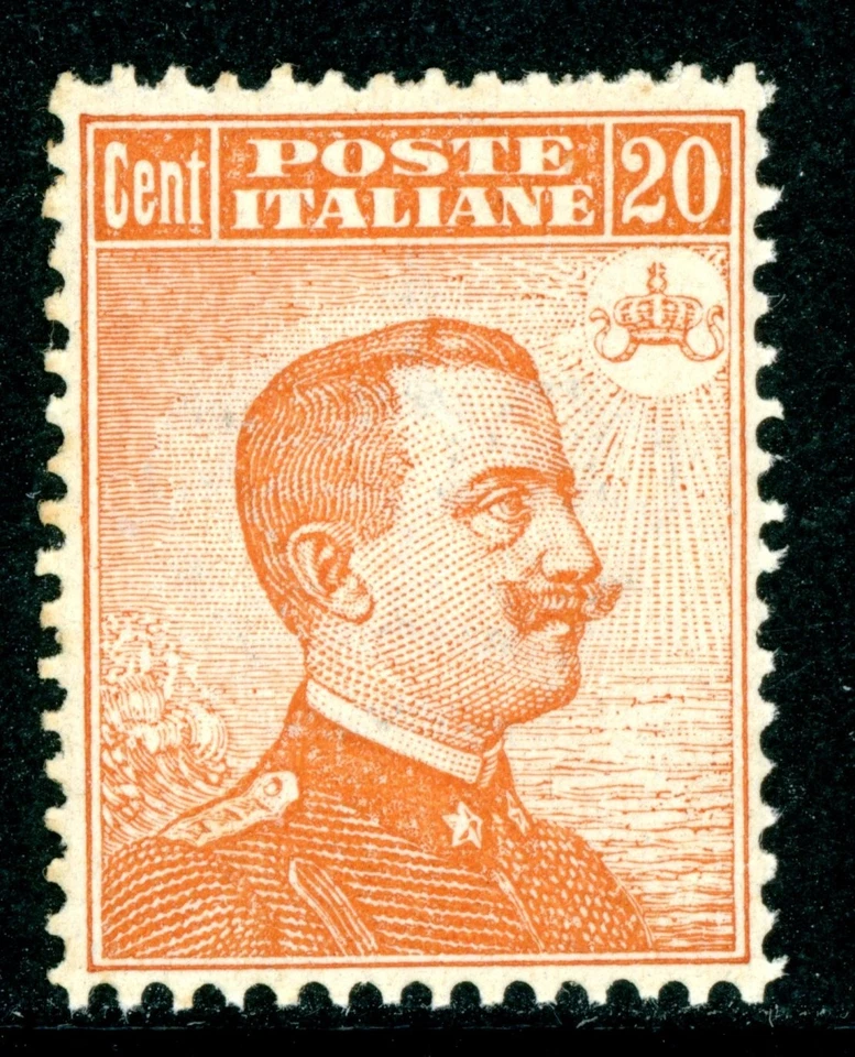 Italy 1917 Definitive 20¢ Brown Orange Scott #113 MNH L801 - Image 1 of 4