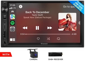 DAB+ Android 14 Autoradio GPS Navi Navigation Bluetooth Doppel 2 DIN 7 Zoll Auto - Bild 1 von 21