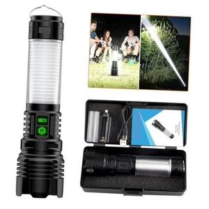 LED Rechargeable Flashlight 100000 High Lumens with Camping Lanterns - 2000 - Picture 1 of 7