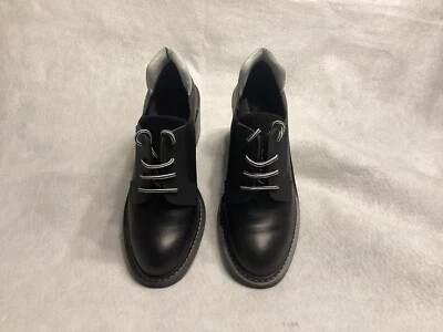 Myriapora Black Leather Hand Made In Spain EU Size 40=9.5 US worn One Time - Image 1 of 4