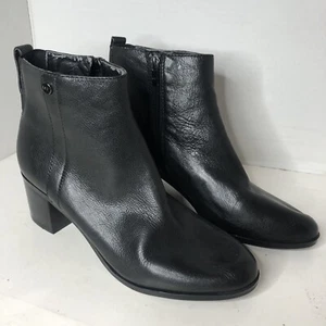 Stivaletti Marc Fisher Samona donna 10M nero pelle logo - Foto 1 di 17
