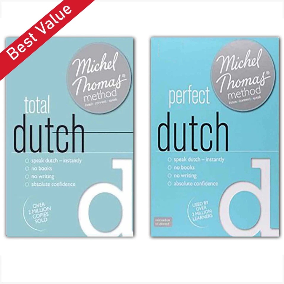 Michel Thomas Dutch Total and Dutch Perfect. Both Courses.