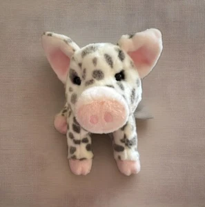 PAULINE il peluche MAIALE MACULATO peluche - di Douglas Cuddle Toys #1826 nuovo con etichette - Foto 1 di 12