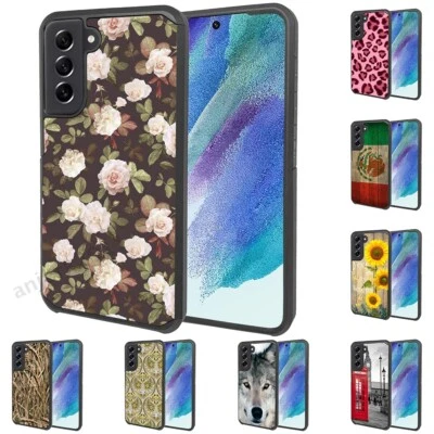 Funda delgada a prueba de golpes de doble capa + vidrio templado para Samsung Galaxy S21 FE 5G f5 Foto 1 de 4