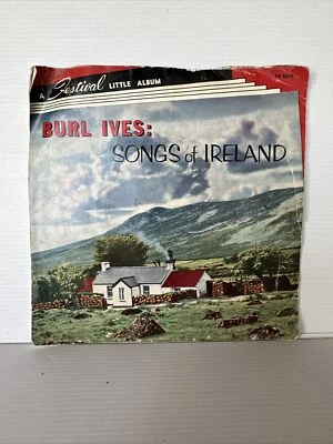 Burl Ives: Songs of Ireland  A Festival Little Album Vinyl Disc FX 5046 - Image 1 of 4