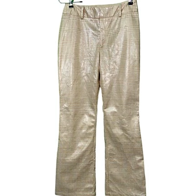 Vintage Fung Lan Polyurethane Pants Size 2 Plastic Look Barbie Pants Cosplay - Image 1 of 4