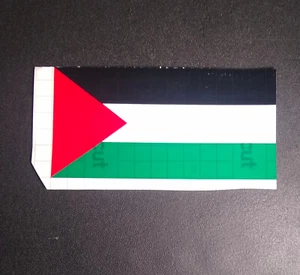Palestine Flag vinyl decal approx 3 x 5 in car window Decal Flag - Picture 1 of 2
