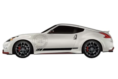 Racing Sport Car Door Side Sticker For Nissan 350Z 370Z Z-Cars Fairlady Z33 Z34 — 第 1/4 张图片