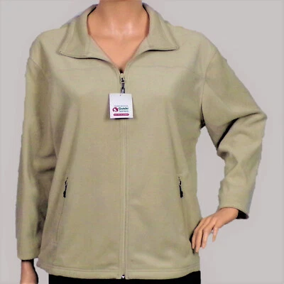 GANDER MOUNTAIN GUIDE SERIE XL Chaqueta guía frontal marrón claro cremallera 100% poliéster Foto 1 de 4