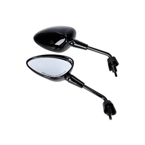 Spiegel Set 101_Octane M8 kurz schwarz glänzend für Vespa GTS HPE, Sprint - Picture 1 of 4