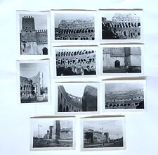 1950s Lot Of 10 Vtg Colosseum Views Rome Italy Tourist Snapshots Street Views
