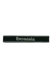Elite-VT Pz.Gren.Rgt. 9 Germania in gothic script EM/NCO cuff title - Imagen 1 de 1