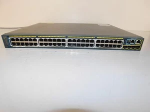 CISCO CATALYST 2960-S SERIES PoE+ GIGABIT SWITCH /. WS-C2960S-48FPS-L (QPR79) - Photo 1/13