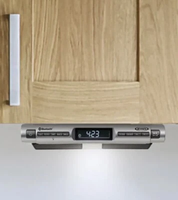 Jensen Under Cabinet Player Radio Bluetooth Stereo Kitchen Music System - Image 1 of 4