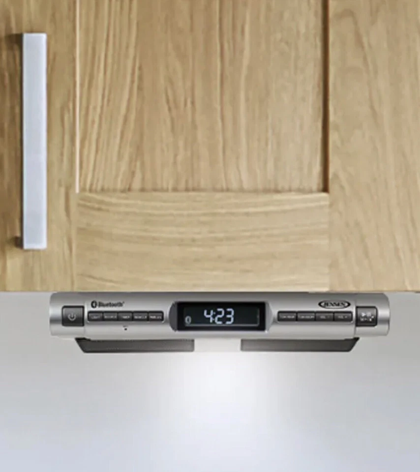 Jensen Under Cabinet Player Radio Bluetooth Stereo Kitchen Music System - Image 1 of 4