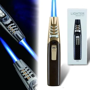 Fire Blaze Lighter, Fireblaze Electric Lighter,Powerful Walnut, Gold - Picture 1 of 8