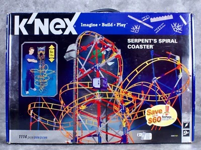 K’NEX Serpent's Spiral Coaster Juego de Construcción Caja Original  Foto 1 de 2