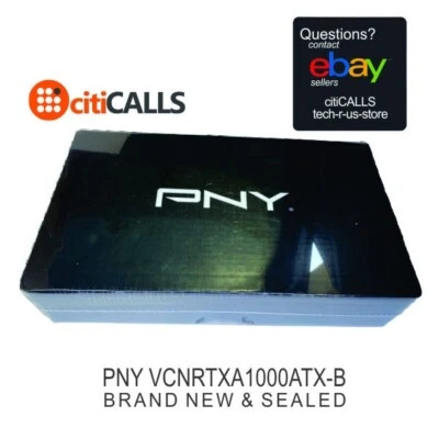 PNY VCNRTXA1000ATX-B NVIDIA Quadro RTX A1000 8GB GDDR6 - Graphic Card - Image 1 of 4