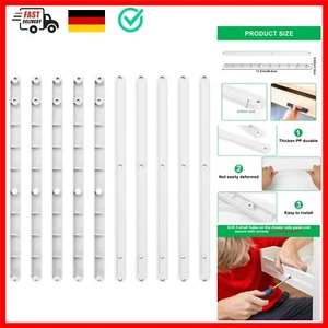 Schienen für Schubladen, 5 Paare/10 Stk Kunststoff Schubladenauszüge, Schubka... - Bild 1 von 8