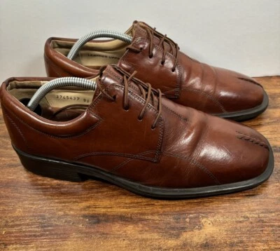 Stanley Blacker Mens Size 9.5 M Brown Leather Dress Shoes Spit Toe Italy - Image 1 of 4