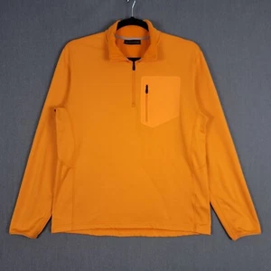 Camisa KJUS Para Hombres 2XL Naranja Hidráulica Capa Media Elastizada Rendimiento Golf Media Cremallera - Imagen 1 de 14