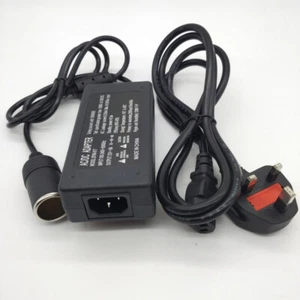 110V-240V AC Wall Power to 12V 8A 96W DC Converter Car Cigarette Lighter Adapter - Picture 1 of 15