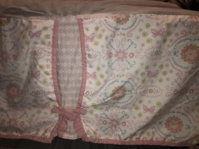 Wendy Bellissimo Gracie Cuna Volantes Falda Rosa Damasco Lazos Foto 1 de 4