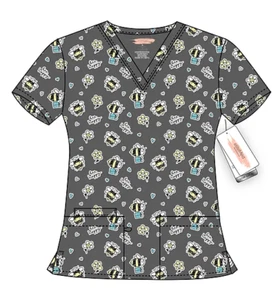 Nuevo, EliteMed 4 Vías Estampado Elástico Prendas para Exfoliantes, Patrón # 900-004PWTR, S-2XL - Imagen 1 de 1