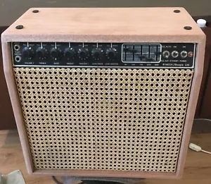 Rawcabs Unloaded wicker front African Mahogany Mark IIc+ 1x12 combo - Picture 1 of 5