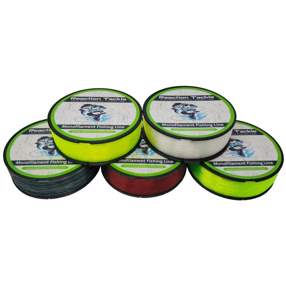 Reaction Tackle Monofilament Fishing line- Nylon / Mono Various Sizes and Colors - Image 1 of 4