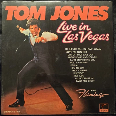 TOM JONES ~ LIVE IN LAS VEGAS ~ SEALED LP 1969 - Image 1 of 3