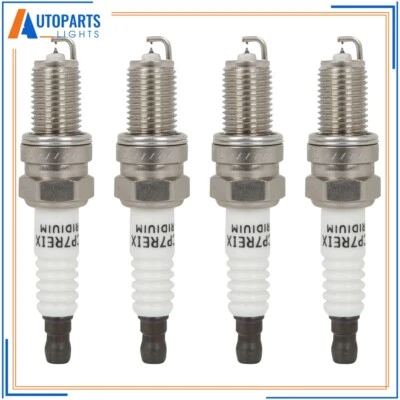 4x bujías de iridio y platino para Chevy Spark 2013-2015 y Fiat 500 2012-2017 Foto 1 de 4