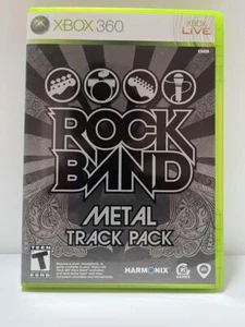 Rock Band: Metal Track Pack for Microsoft Xbox 360 boxed with manual used junk - Picture 1 of 12