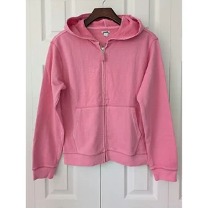 J. Crew Crew Garment Dyed Zip Up Hoodie Size XL Pink NWT CB738 - Picture 1 of 7