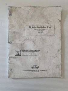 Nordson 229766D SD Electric Gun Driver Product Manual - Imagen 1 de 3