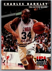 1992 Skybox International #7 Charles Barkley NBA All-Star Record USA Basketball - Picture 1 of 2
