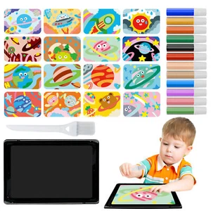 Sand Art Kit Kids Play Sand Set Sand Arts And Crafts Kit, Scenic Sand For Kids - Imagen 1 de 16