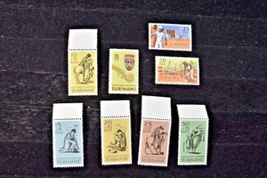 SURINAM  1967  CHILDREN'S AID S B132-136 + BAUXITE S 341-342+ CULTURE S 348 MNH - Picture 1 of 4